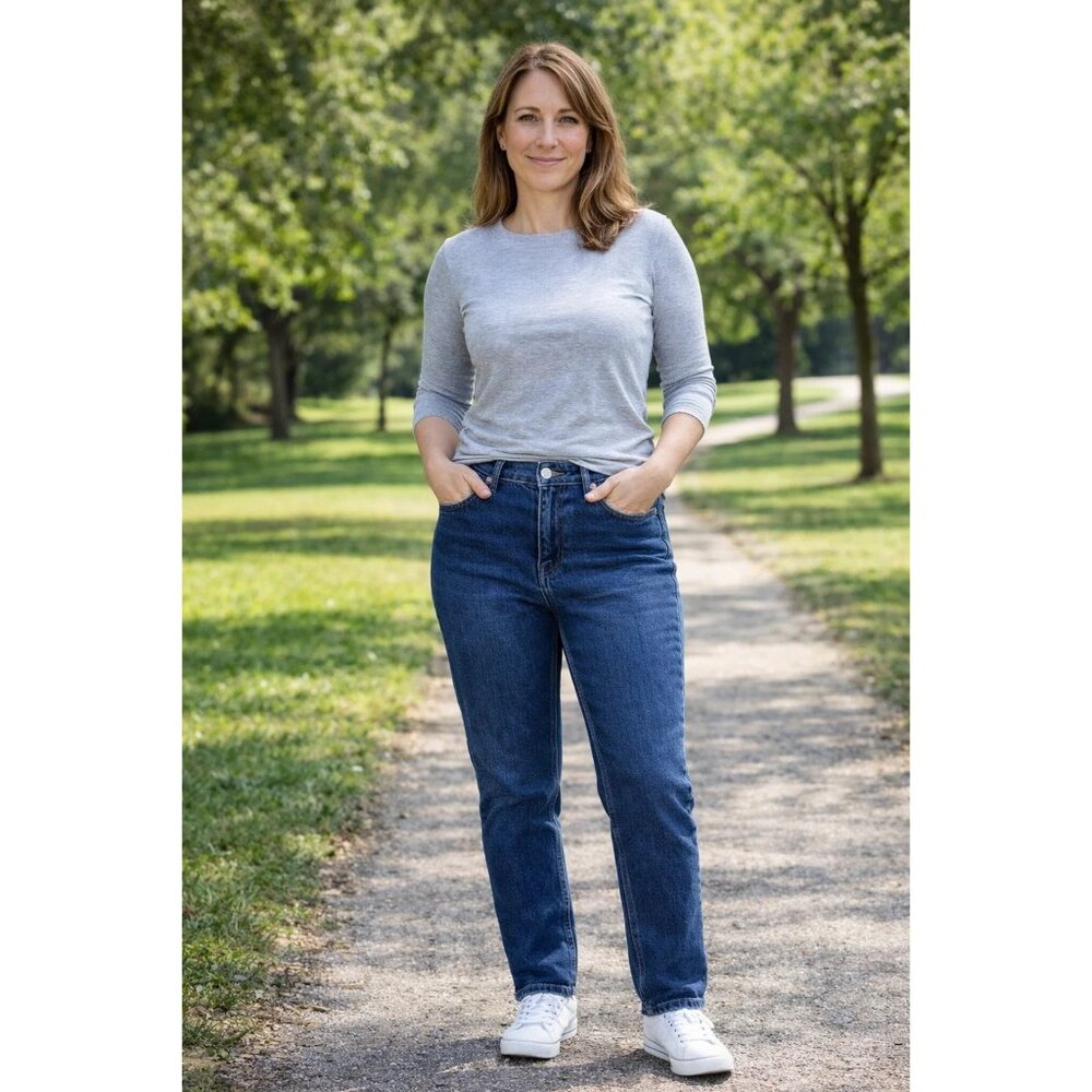SEVEN 7 size 10 Slim Straight Jeans Dark denim